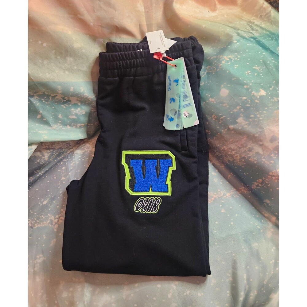 Off-White c/o Virgil Abloh  Varsity Patch Slim Sweatpants Comes With COA